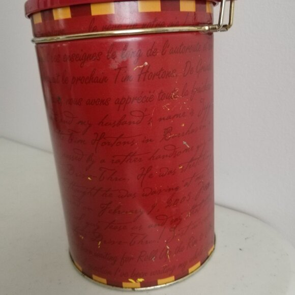 Tim Horton's Coffee Tin Canister - Lot of 4 - Picture 3 of 8